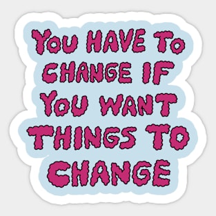 Change Sticker